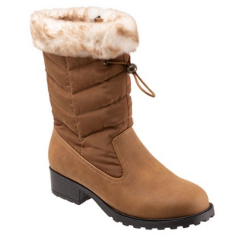 Trotters‎ Women’s Boots Size 7N New Faux Fur Winter Cozy Snow Lodge Style